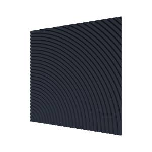 Стеновая квадратная панель МДФ Ликорн Круги темно-синяя 50x50x0.8
