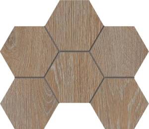 Мозаика Estima Kraft Wood 70432 Mosaic/KW01_NR/25x28.5x10/Hexagon Rusty Beige Hexagon 25x28.5