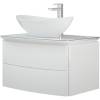 Тумба с раковиной Corozo Вико 75 Z2 подвесная, белый фото 2