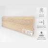 Плинтус TeckWood Дуб Голд 2150x75x16 фото 2