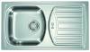Мойка кухонная Alveus Basic 150 1136532 Nat-90 New с сифоном, 78x43.5