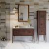 Тумба с раковиной Kerama Marazzi Plaza орех, тумба PL.CN.120.1+1\NUT.M + рак. PLR.wb.60 фото 4