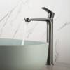 Смеситель для раковины Aquatek Альфа AQ1904BGM высокий, оружейная сталь фото 7