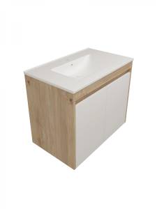 Тумба под раковину Watersense Paula W00897 дуб, 75 см