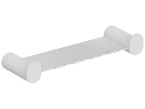 Полка Сунержа Round L 260 30-3020-4260 с крючками, матовый белый