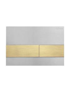 Кнопка смыва Cezares Lux LUX-AN-BORO брашированное золото, клавиши нержавеющая сталь