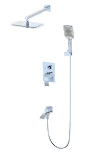 Душевой комплект Wonzon & Woghand WW-88939009A-CR хром