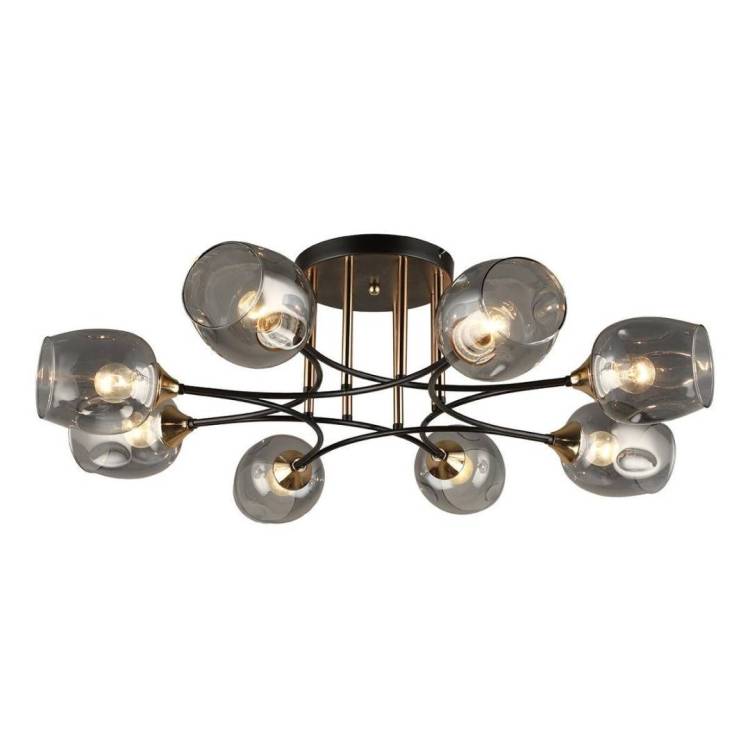 Потолочная люстра IMEX Md.4882 MD.4882-8-S COFFEE+FGD