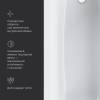 Акриловая ванна AM.PM Gem W90A-170-075W-A 170x75 с каркасом фото 3