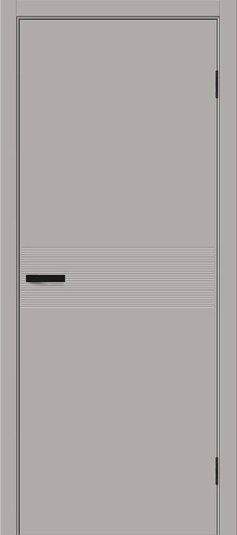 Межкомнатная дверь Глухая Bravo Граффити-23 013-1568 Полотоно Greyny 2000х800