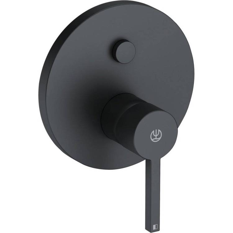 Смеситель для ванны Kludi Nova Fonte 206593915 Puristic черный матовый