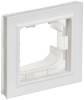 Рамка 1-постовая IEK Brite BR-M12-44-K91 арктический белый