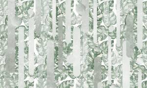 3D Фотообои Artegrafico «Тропическая зелень» MN-010 акварель