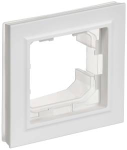 Рамка 1-постовая IEK Brite BR-M12-44-K91 арктический белый