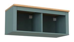 Полка Гуд Лакк Сага 2.08.17.140.16 Темно-бирюзовый/ясень