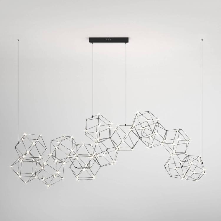 Подвесной светодиодный светильник Eurosvet Uma 90168/14 черный жемчуг Smart