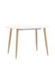 Стол обеденный Stool Group Берген DT-95-120 DUAL белый 120(180)x80x75