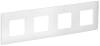 Рамка 4-постовая IEK Skandy SK-M42-K01 арктический белый