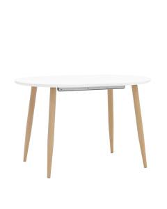 Стол обеденный Stool Group Берген DT-95-120 DUAL белый 120(180)x80x75