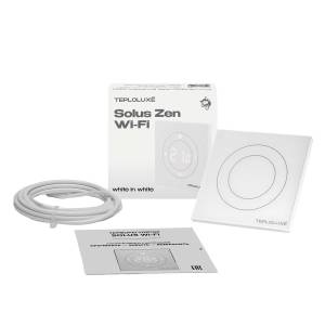 Терморегулятор электронный Теплолюкс Solus Zen Wi-Fi белый-белый