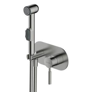 Смеситель для душа Wasserkraft Wern 4238 встраиваемый, с гигиенической лейкой, никель