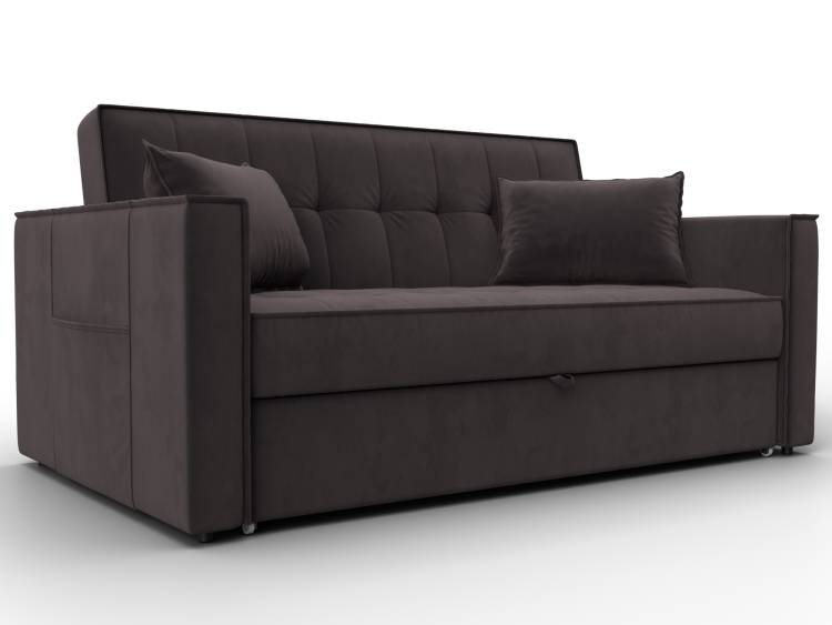 Диван прямой Лига Диванов Лига-104 (140) 134872 Коричневый