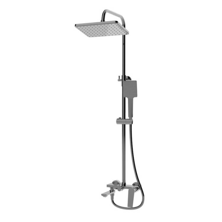 Душевая стойка Knotlor Muse KN-62/GM вороненая сталь