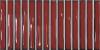 Керамическая плитка Dna Tiles Osaka Bars 133482 Red 12.5x25