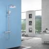 Душевая стойка Abber Emotion AF8816L с изливом, хром фото 2