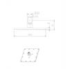 Верхний душ Omnires Slimline WG220CR хром фото 2