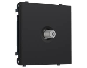 Комплект механизма TV розетки SAT Ambrella Volt Sigma MS993050 черный мягкое касание