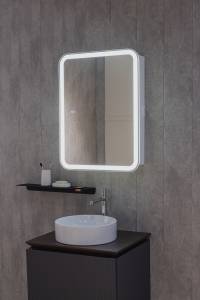 Зеркало-шкаф Silver Mirrors Фиджи LED-00002679 с подсветкой и подогревом, 60x80 см