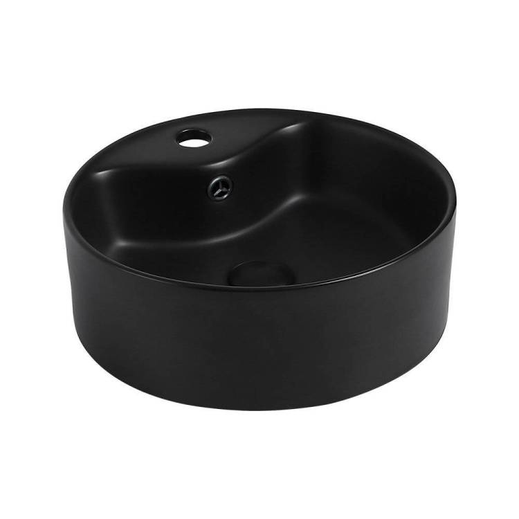 Раковина Abber Bequem AC2104MB 40 см, черная матовая