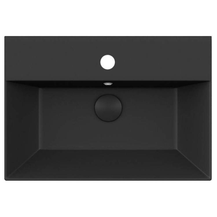 Раковина Isvea SistemaZ Frame 10SF50060SV-2N 60 см, черная матовая