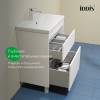 Тумба с раковиной Iddis Zodiac X ZDX60WFi95K напольная, 60 см, белый фото 3