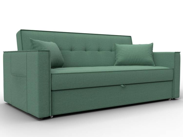 Диван прямой Лига Диванов Лига-104 (160) 134878 Зеленый