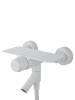 Смеситель для ванны Wonzon & Woghand WW-FE05L221-MW с душем, белый матовый фото 5