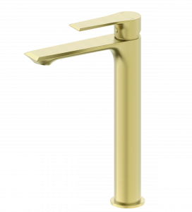 Смеситель для раковины Wonzon & Woghand WW-88019079-BG высокий, брашированное золото