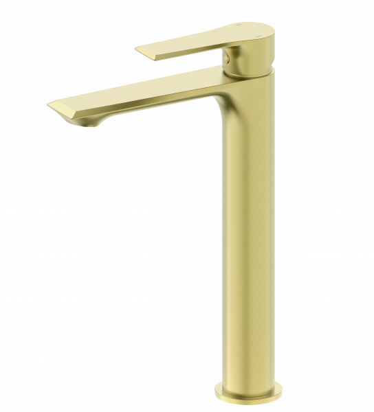 Смеситель для раковины Wonzon & Woghand WW-88019079-BG высокий, брашированное золото