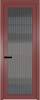 Межкомнатная дверь Profil Doors 1 AGP цвет профиля Красный антрацит, стекло безопасное 6 мм мору тонированное 700x2000