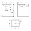 Раковина Geberit Variform 500.764.01.2 58x49 фото 4