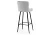 Стул барный Woodville Mint 11950 light gray, black фото 5