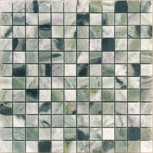 Мозаика LeeDo Pietrine 7 Onice Verde Oliva Pol (2.3x2.3) 29.8x29.8