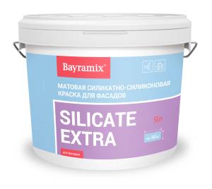 Краска фасадная силикатно-силиконовая Bayramix Silicate Extra база A 9 л