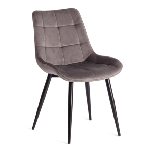 Стул Tetchair Abruzzo (mod. 8060) 19232 светло-серый (HLR 24)/черный 54x62x83