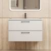 Тумба с раковиной Uperwood Foster New KFosterNEW80w подвесная, белая, 80 см