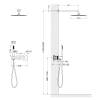 Душевая система Timo Saona SX-2359/00SM с термостатом, хром фото 4