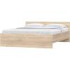 Кровать 160х200 НК-Мебель Stern 72676498 Дуб Сонома 70x163.9x204.7