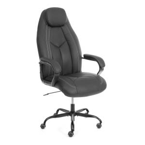 Кресло компьютерное Tetchair Boss metalBL (22) 25281 черный, 36-6, кож.зам