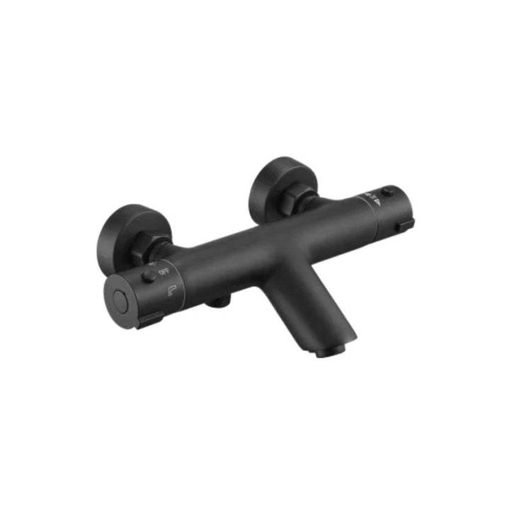 Смеситель для душа ESKO Mikros T3054 Black термостатический, черный